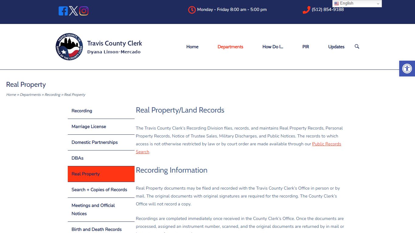 Real Property - Travis County Clerk